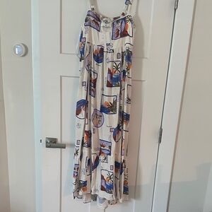 Dolce Vita Multicolor Stamp Print Dress